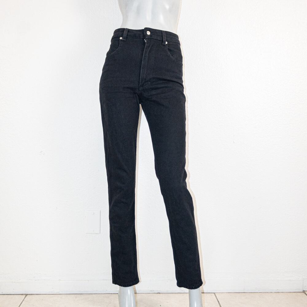 Eckhaus Latta Size 25 El Jeans High Rise in Black 100% Cotton Made in USA